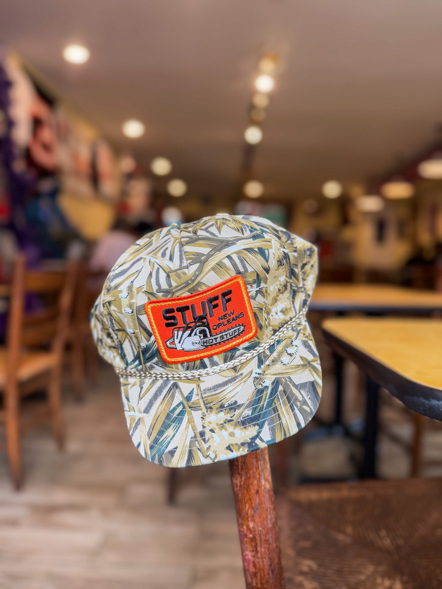 Hot Stuff Camo Chainsaw Hat