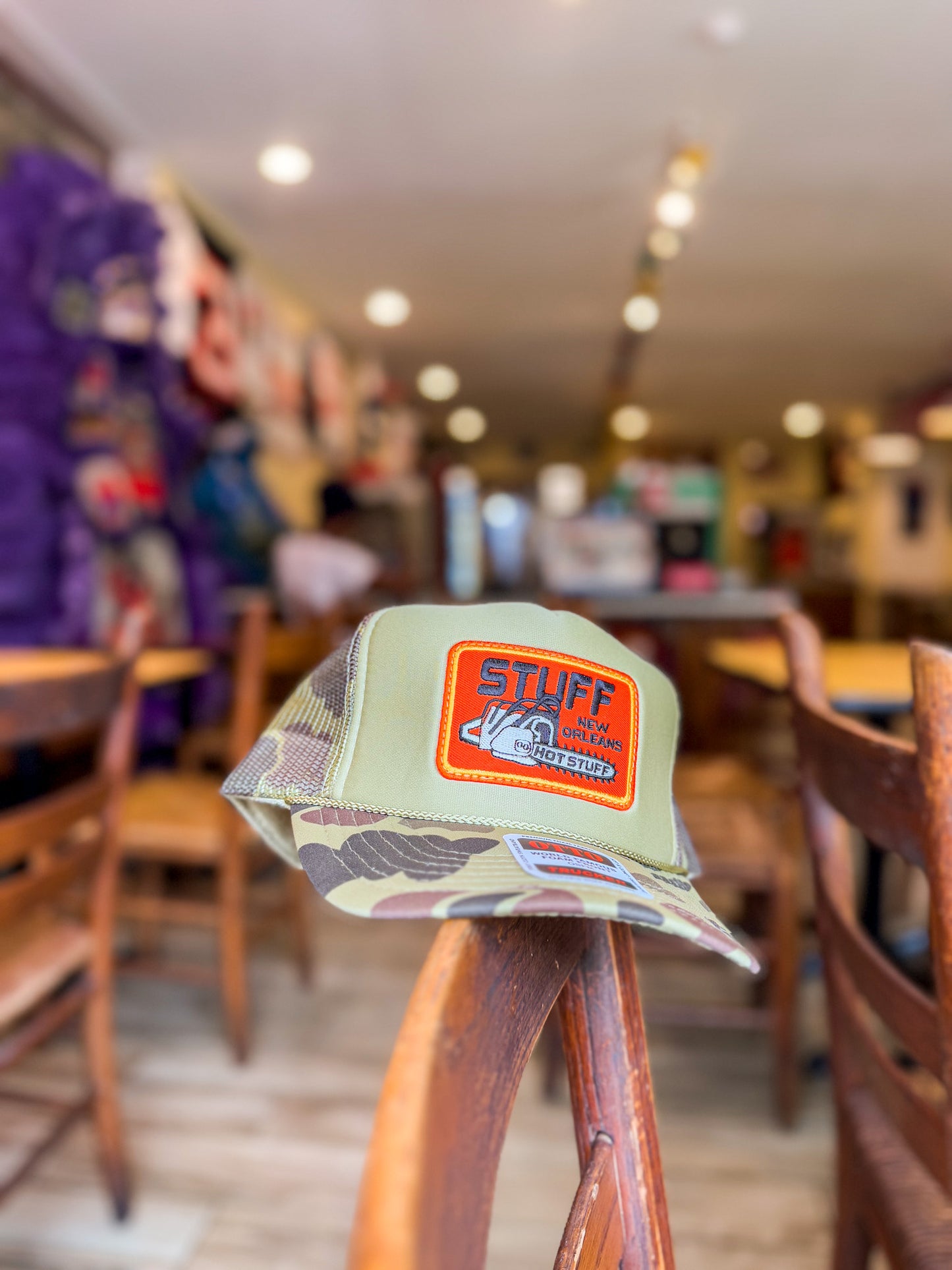 Hot Stuff Chainsaw Trucker Hat