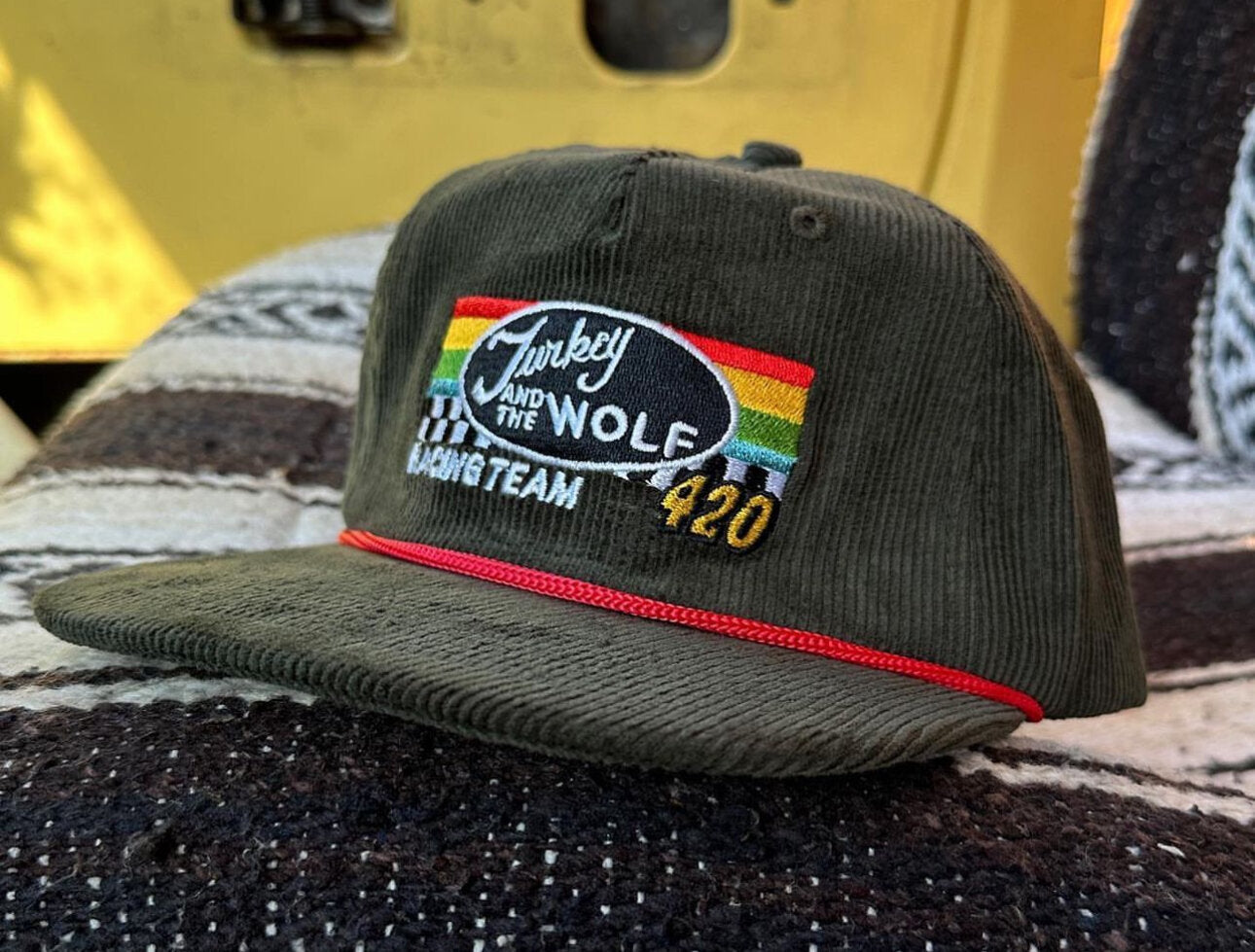 A hat with the words Freddy Moles on it, representing a stylish accessory with a personalized touch.