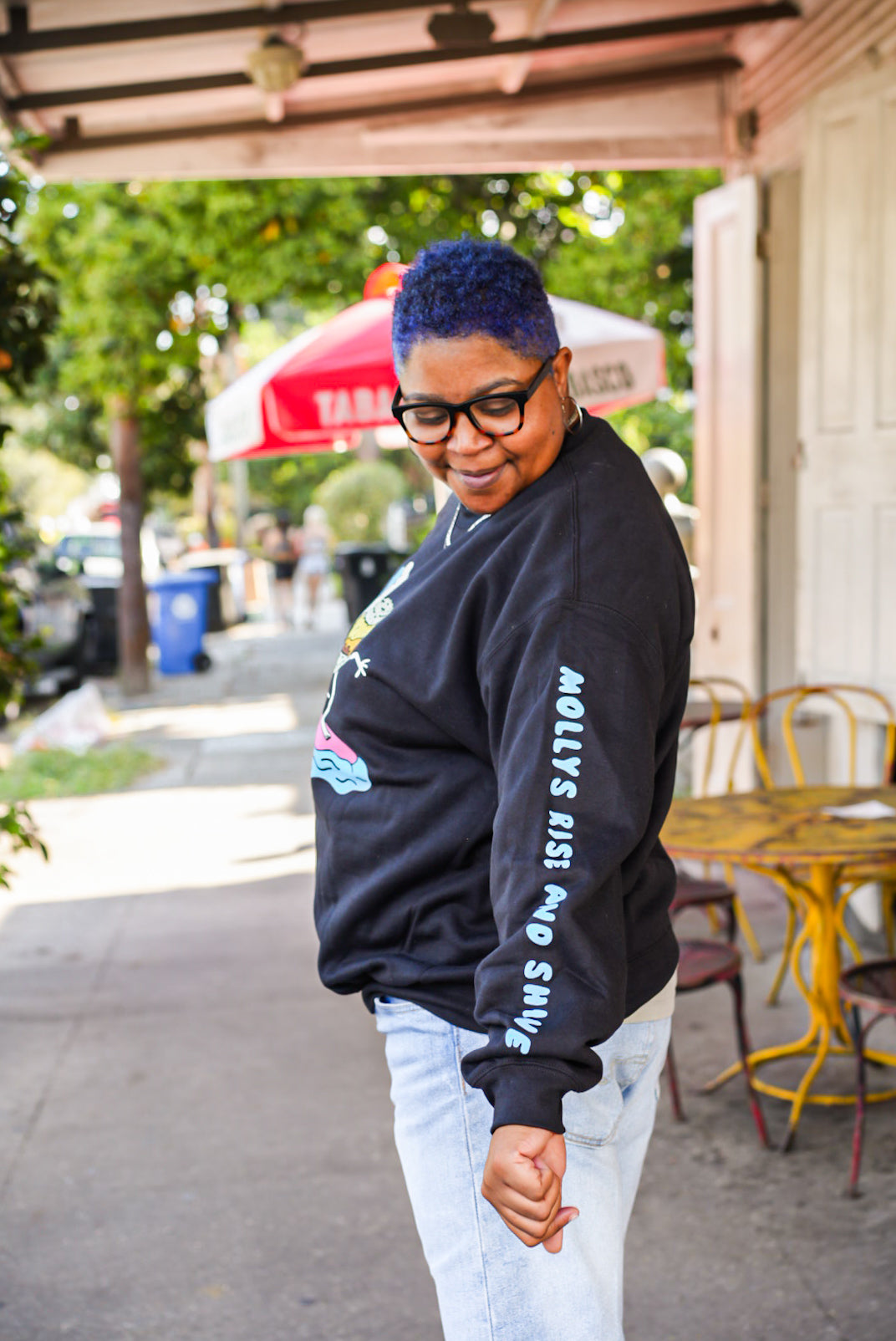 Molly's Surfing Biscuit Sweatshirt