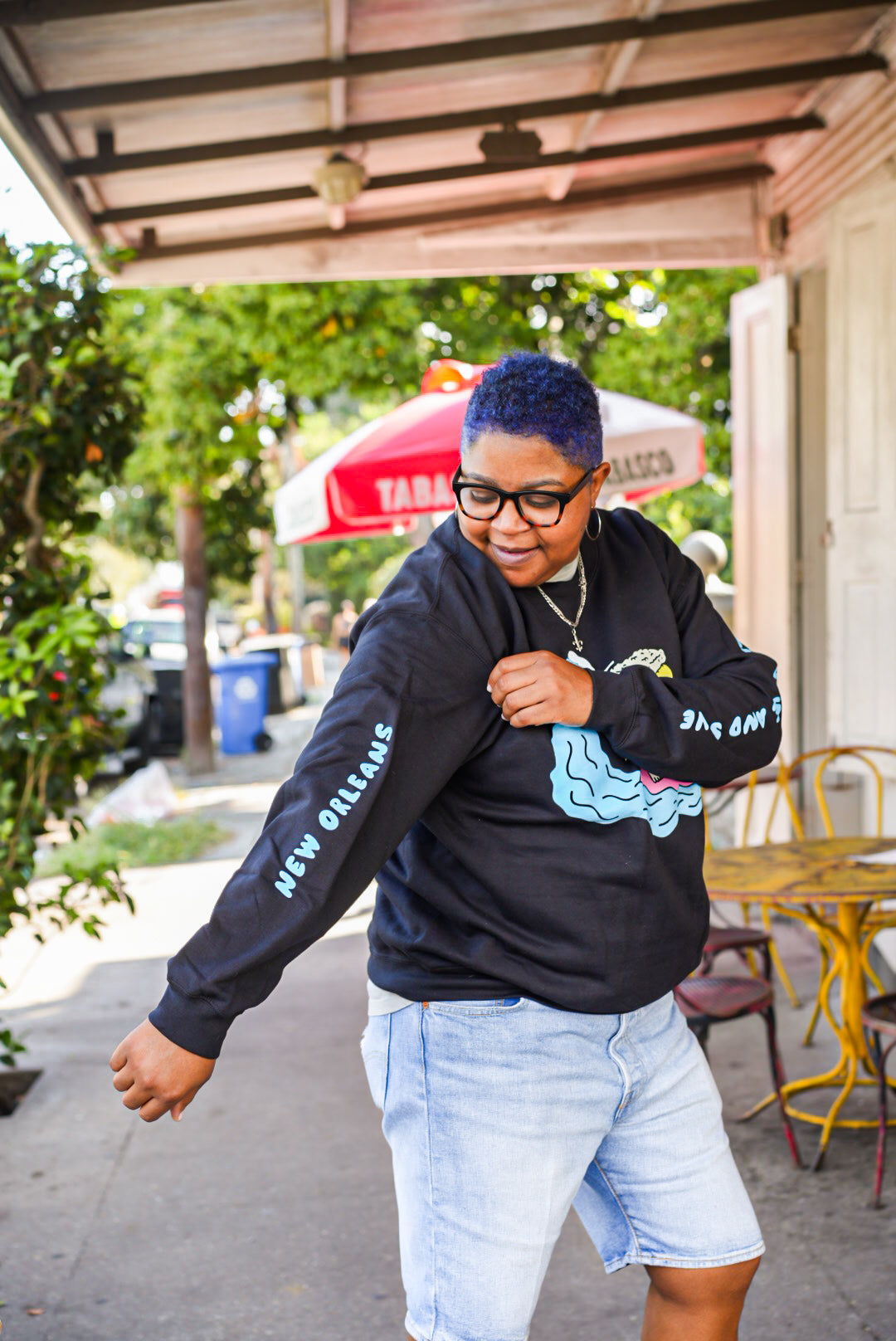 Molly's Surfing Biscuit Sweatshirt