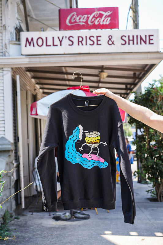Molly's Surfing Biscuit Sweatshirt