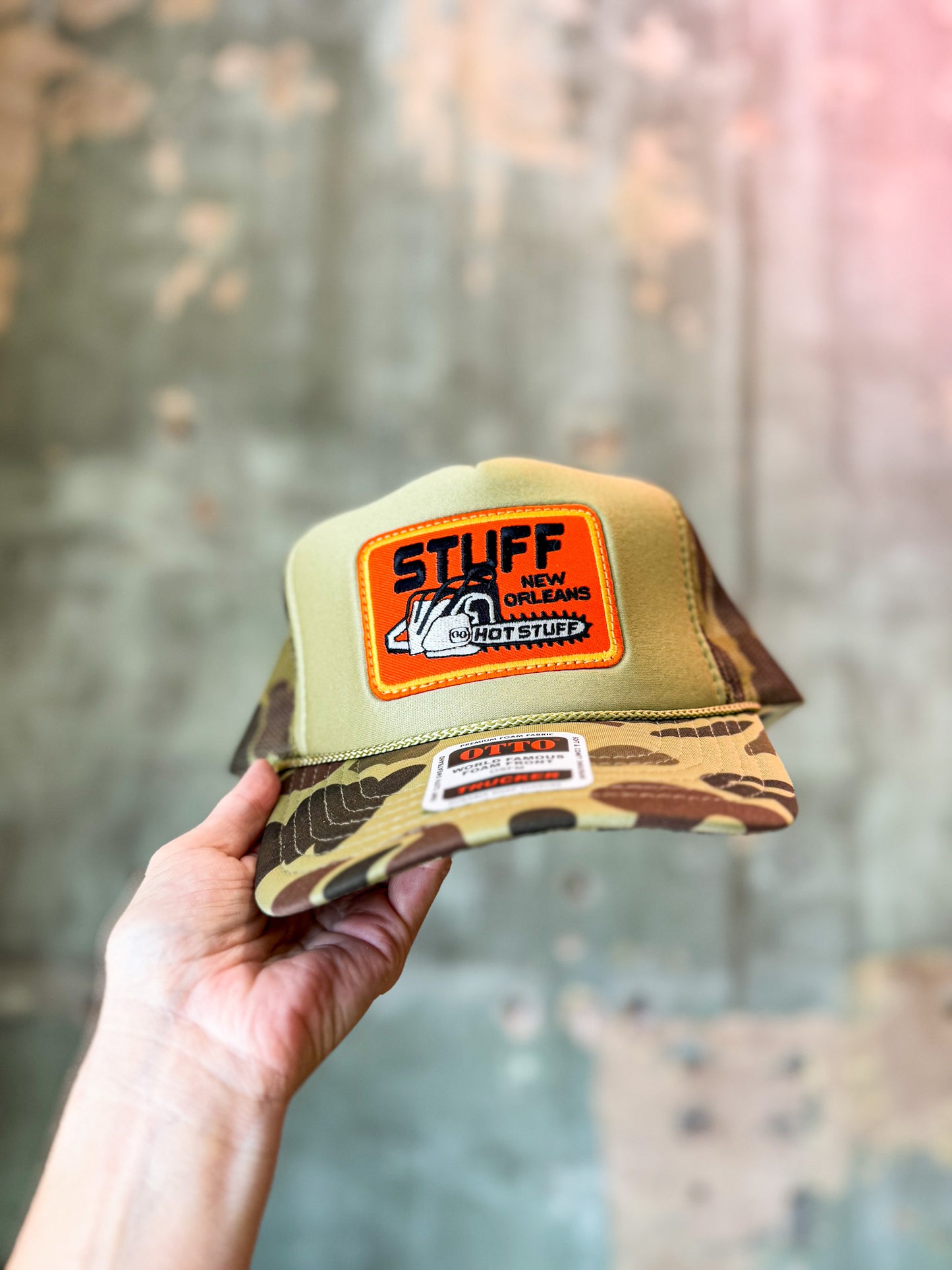 Hot Stuff Chainsaw Trucker Hat