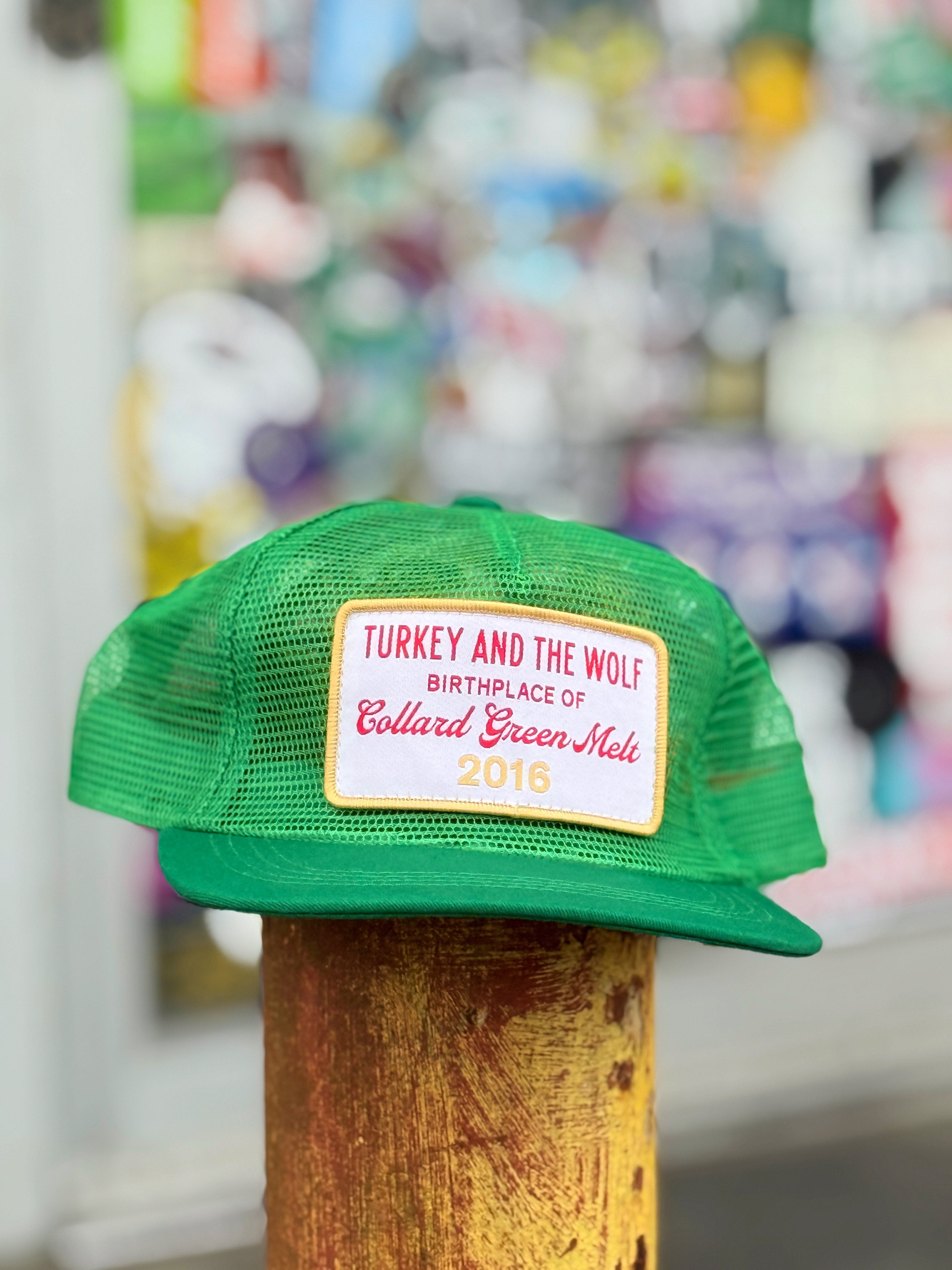 Collard Green Trucker Hat – turkeyandthewolf